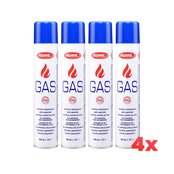 4x Atomic Lighter Gas (400 ml)