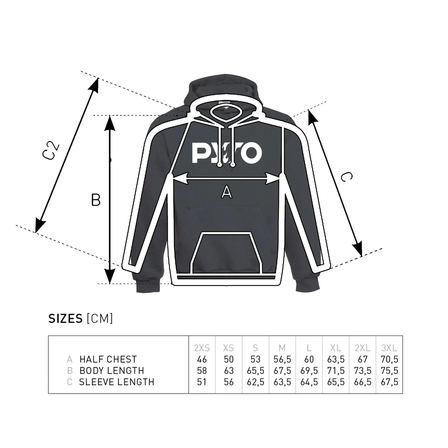 Premium PYRO Kapuzenpullover (Limitierte Auflage)